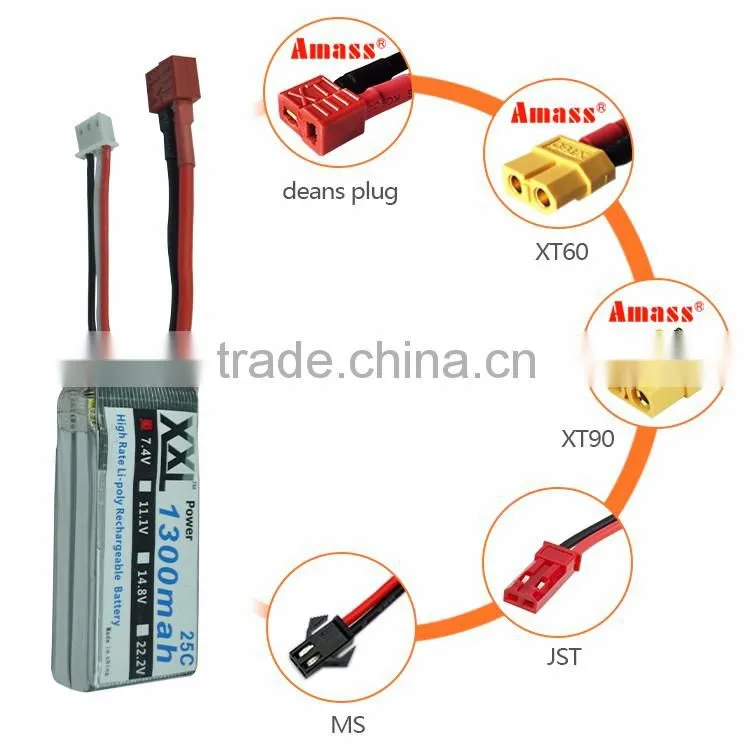 rechargeable Li-Polymer Battery 3.7V 1300mAh lithium polymer li-ion polymer batteries