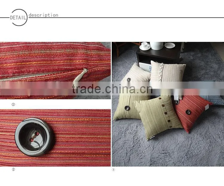 Decorative Memory Form Throw Pillow With Button