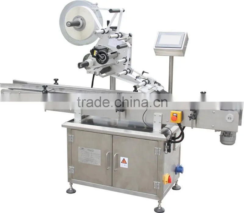 automatic adhesive labeling machine for cans