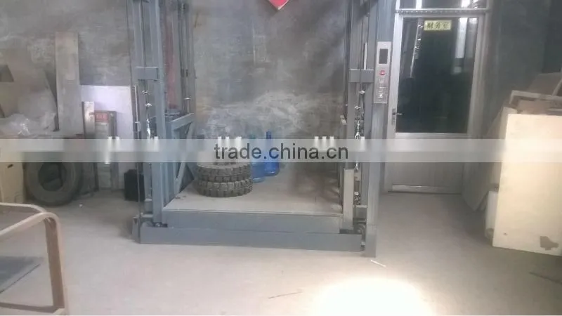 hydraulic guiderail cargo/goods/car lift platform