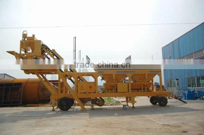 YHZS50 Mobile Concrete Batching Plant (50m3/h)