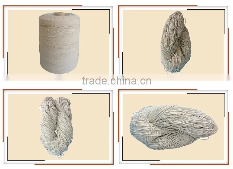 Raw white 206 thread for bag closer / polyester thread