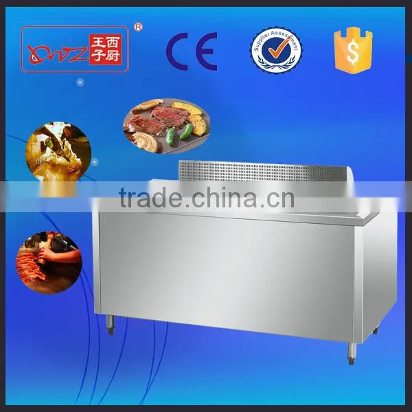2015 new design electric teppanyaki grill 1 meter