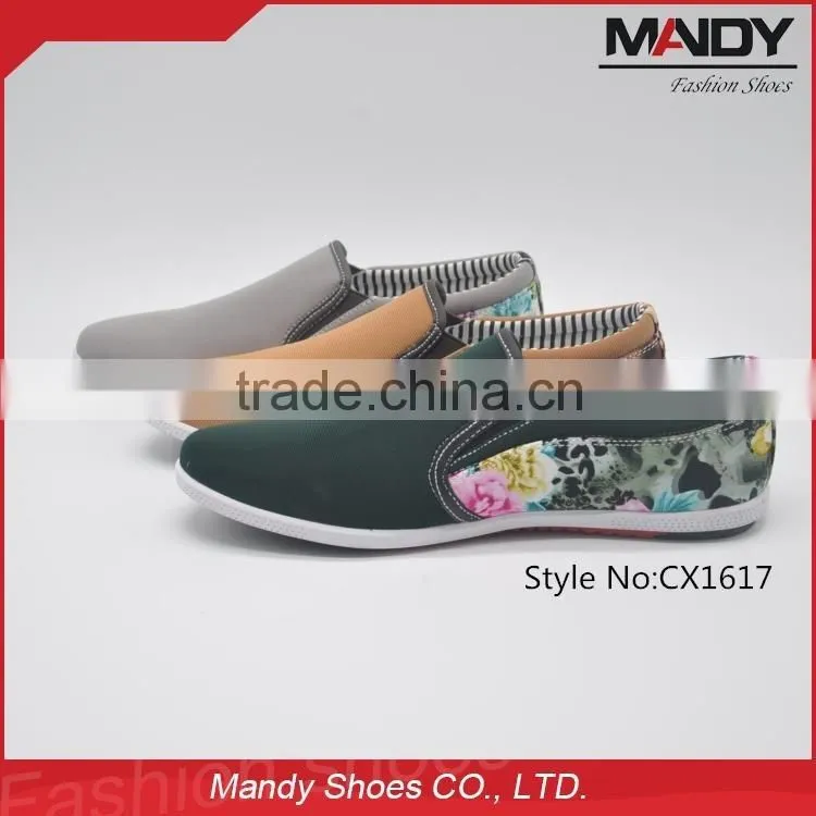 2016 Manufacturer customized new desinger fabric shoes men wholesale