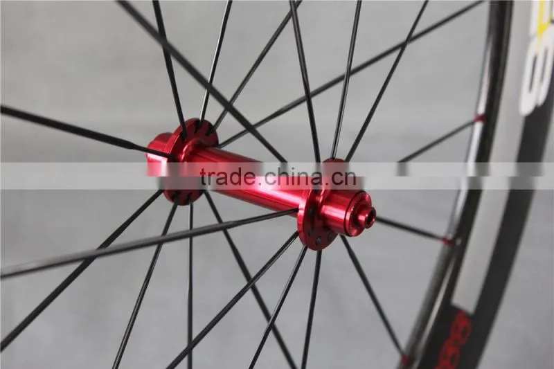 88mm clincher road bike wheels ,carbon road bike wheels ICAN painting logo