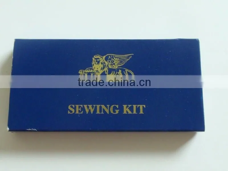 N64 Wholesale needle thread hotel sewing kit in mini box with your logo