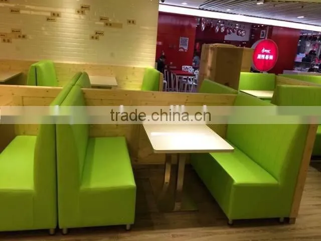 double side modern leather Restaurant Bench