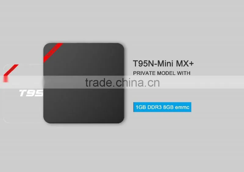 Vensmile T95N Mini MX+ 1GB/8GB Amlogic S905 T95N Mini MX Android 5.1 Smart tv box Kodi 16.0 t95n tv box support 4K