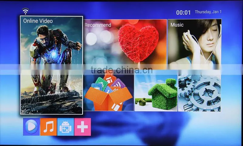 Vensmile M8S plus Quad Core Amlogic S905 With Android5.1 System 2G,16G Red and black color choose S905 tv box S905 M8S plus