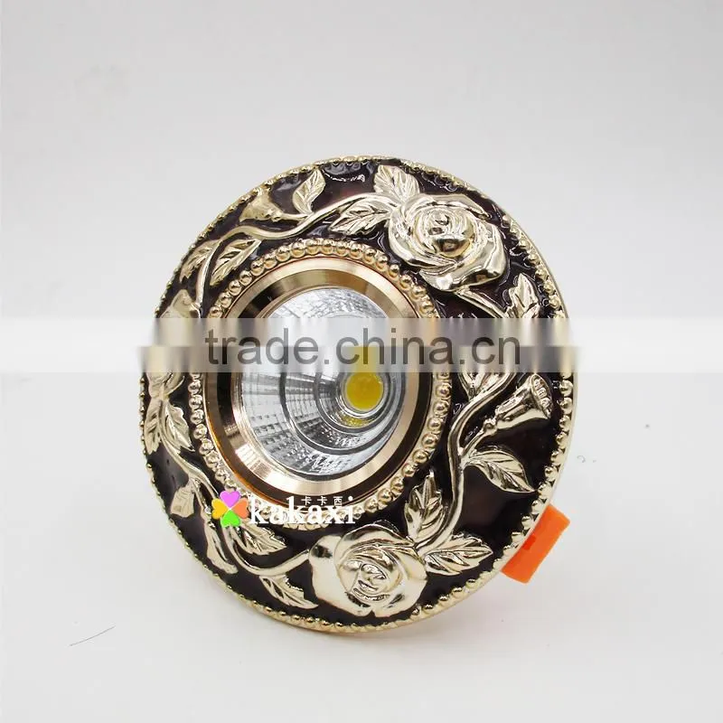 2015 Best-selling European LED LED Downlight 3W 5w COB LED Ceiling Light Spotlights