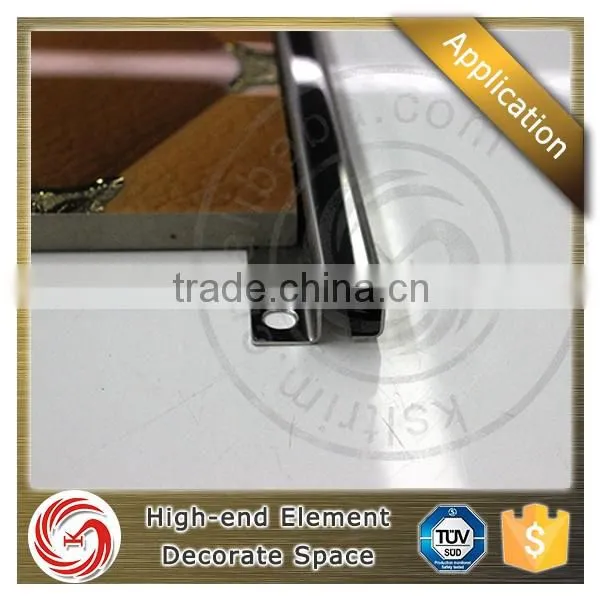 building materials decorative anodized stainless steel tile trim