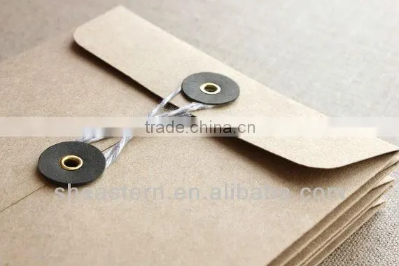 Customed Button String Envelope