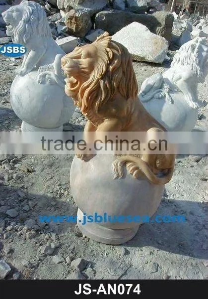 Black Lion Statue, Marble Lion JS-AN039Y More patterns for chosing!