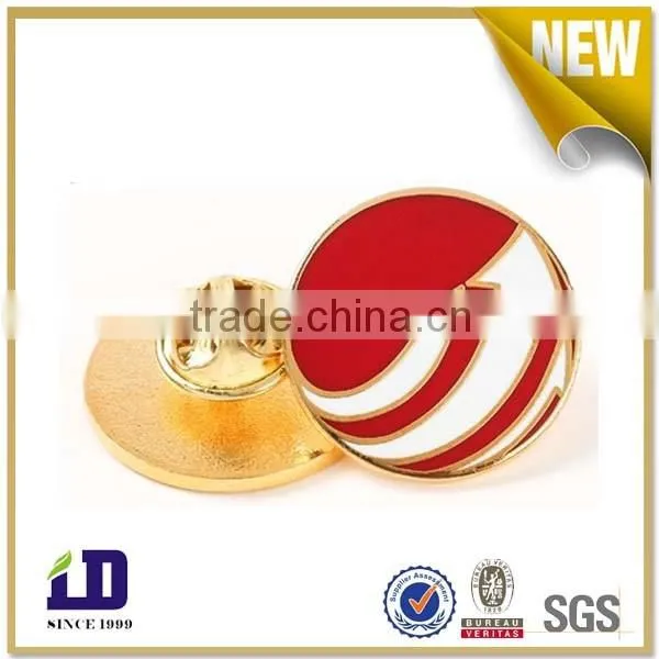 Full color enamel metal logo pin badge