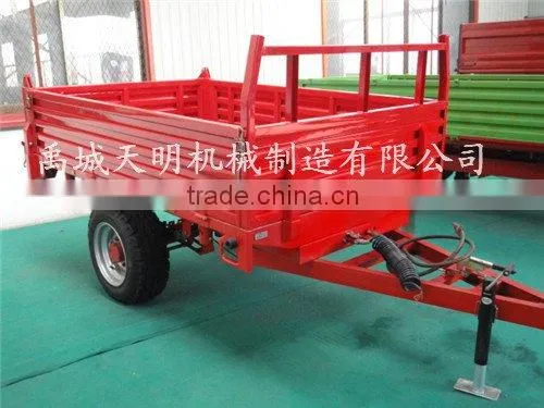 Farm machines hydraulic dump trailer for tractor
