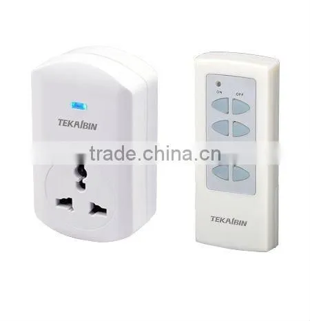 TW68C, 1v1, 1v2, 1v3, 1v4, wireless Remote Control Socket (Chinese type, plug-in)