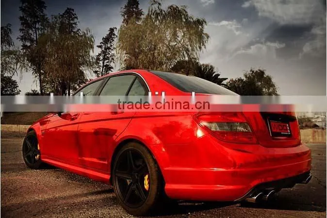 Factory wholesalechrome vinyl film with air channels