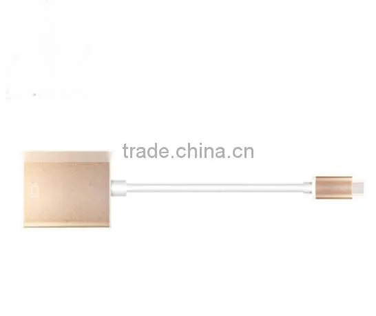 Type C USB to VGA Cable Audio Aluminum alloy shell