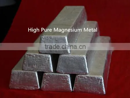 High Pure Magnesium Metal 99.99% 99.98% 99.9% 99.5% 99.8%