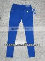 fashion bright color cheap ladies pants