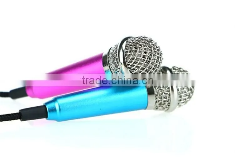 Mini Mobile Phone Karaoke Microphone, phone microphone for phone and laptop