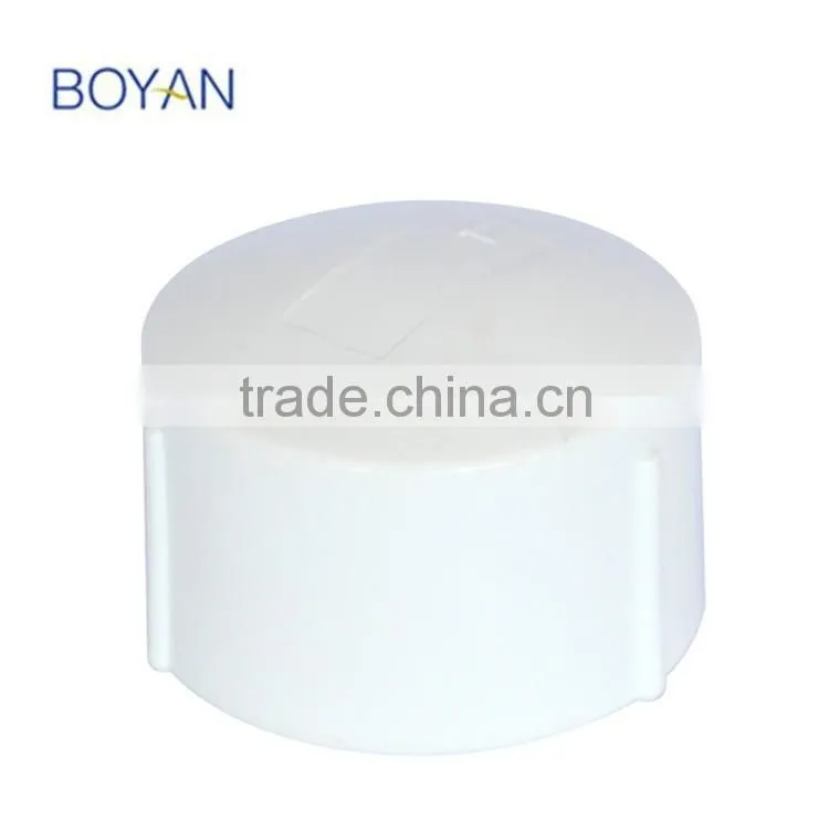 Chian supplier High quality Pipe fitting White PVC BS FEMALE CAP