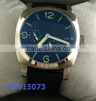 black dial 44mm Power Reserve Automatic mens mechanical steel watch