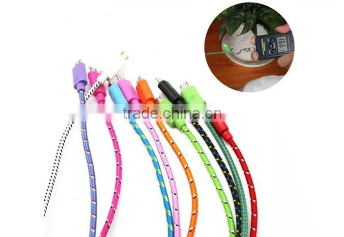 Wholesale Made in China High Quality Braided USB Charger Cable