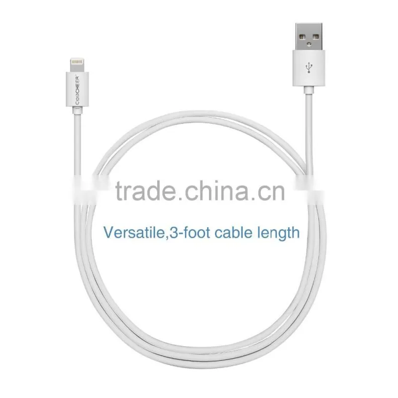 Coocheer USB Cable 1m with Ultra-Compact Connector Head