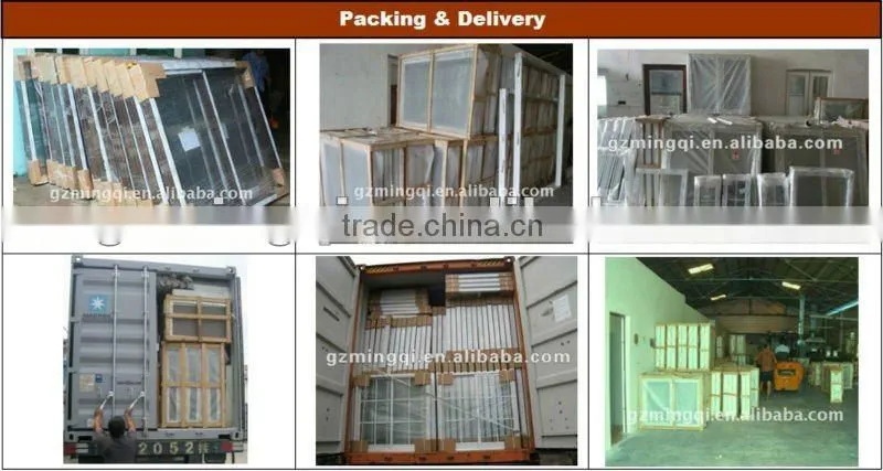 aluminium frame horizontal glass shutter window