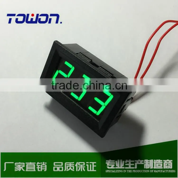 0.56" Red Green Blue LED Digital Voltmeter Volt Panel Meter Red color AC30-500V Voltage Panel Meter