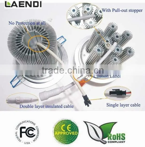 Promotional price Cool White 6000-7000K 9W Gimbal LED Downlight for showcase