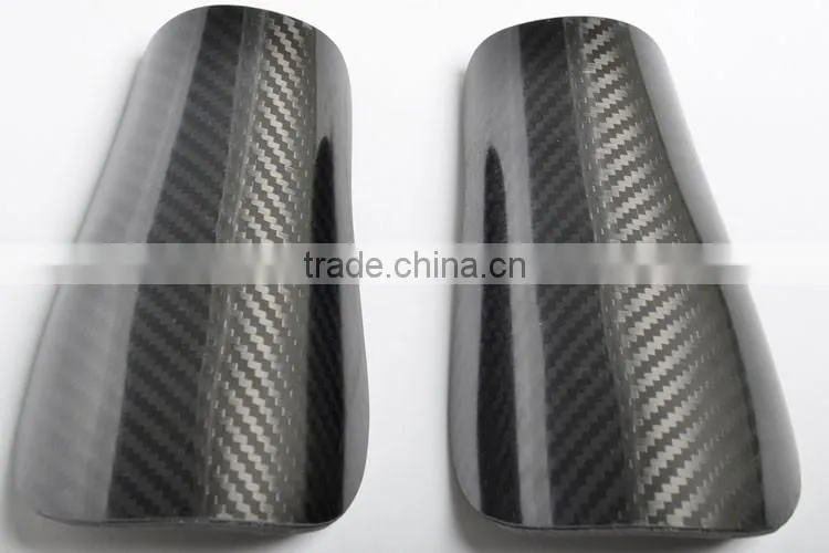 Custom design carbon fiber soccer shin guard football shinguard