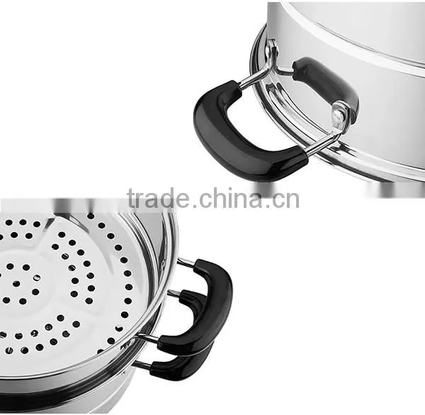 Multi-purpose Three layers large stainless steel food steamer