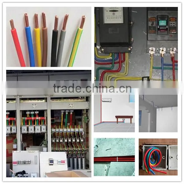 Energy Wire/Copper/PVC insulated electrical wires 450/750V