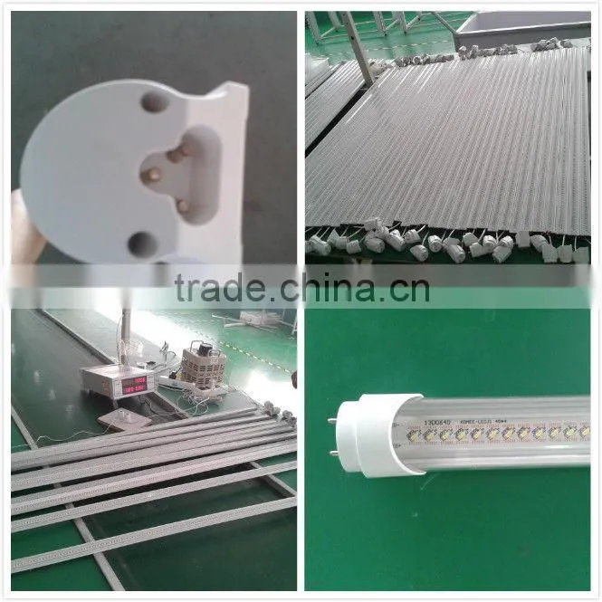 LED t8 15w Transparente PC covering and Alumnum covering light