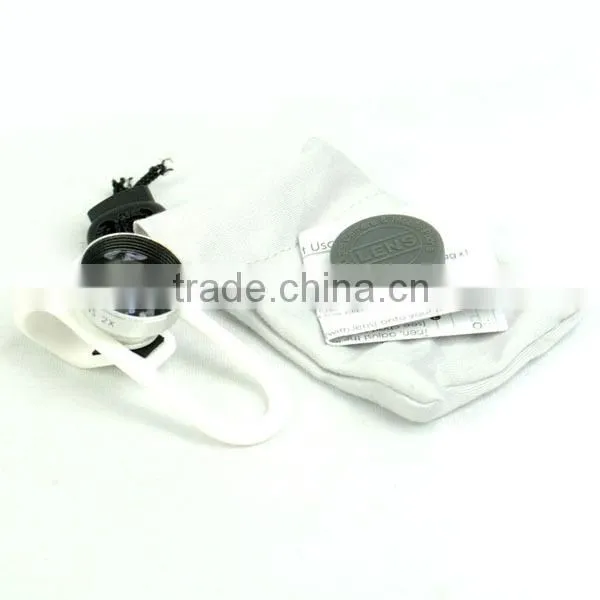 Telephoto Lens 2X With Clip Clamp For iPhone Samsung Cell Phone Camera Lens