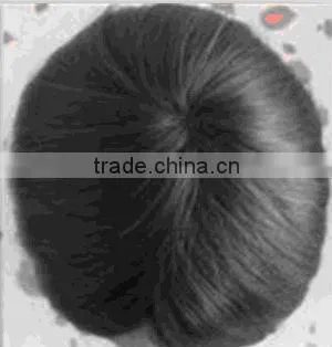 Best quality natural thin skin hair pieces toupees replacement