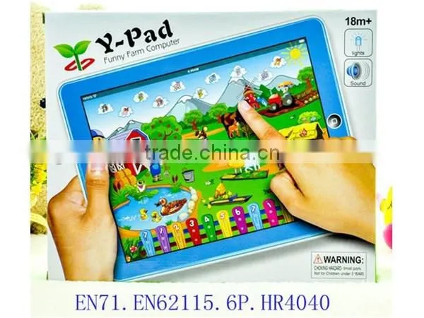 ys2921c kids touch tablet y-pad voice abc learning machine educational toy