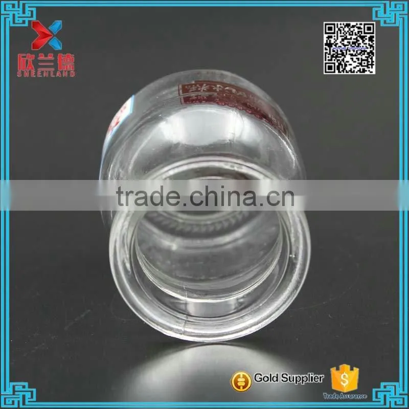 cheap wholesale 100ml glass pudding jar ice cream glass jar
