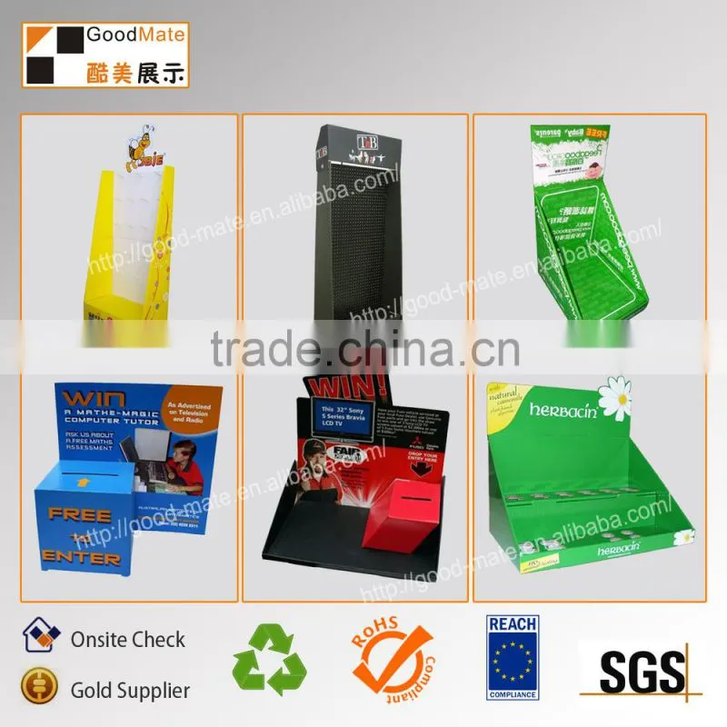 ballot box display,donation box, counter display box, desk display case