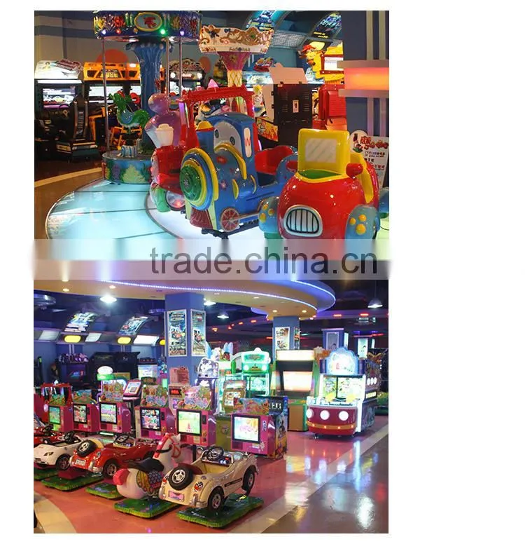 Electric swing machine motorbike game machine