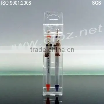 PVC clear plastic packing music box