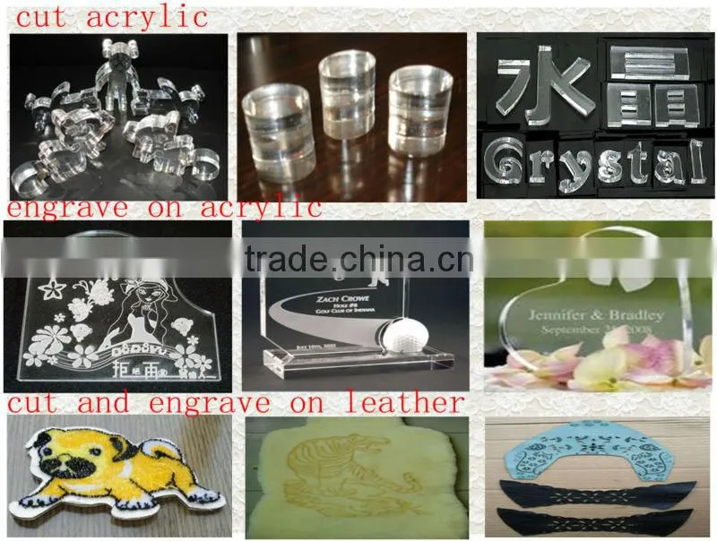 QL6090 Economical laser China supplier laser cutting machine/ fiber laser marking machine