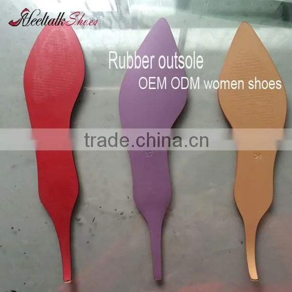 OEM ODM round toe genuine leather shoes low heel middle heel shoes producetion