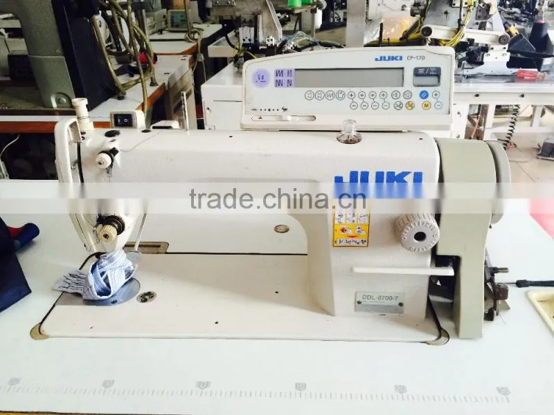 Fresh Clear good conditional juki 8700-7 lockstitch industrial used sewing machine