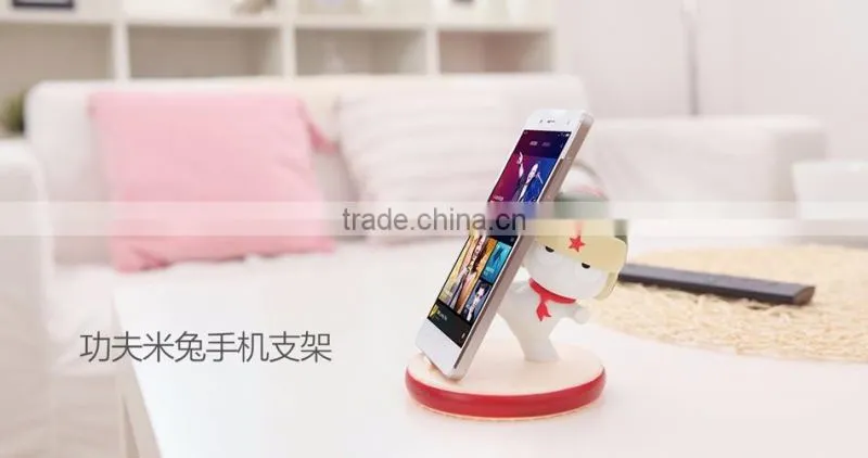 Funny cell phone holder for desk/novelty silicone phone holder