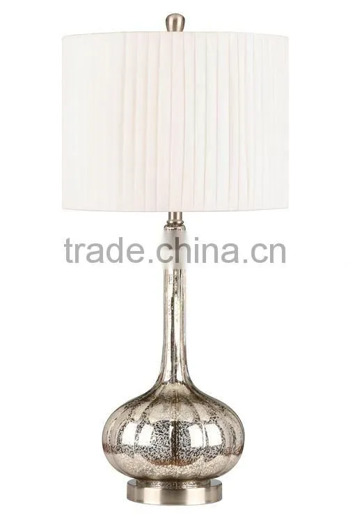 Modern & slim & elegant color glass table lamp