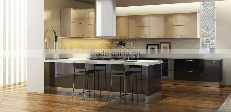 painting stainless steel kitchen cabinet