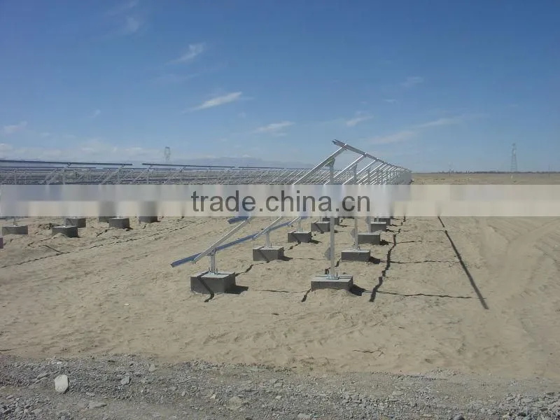 high quality Aluminum Solar panel ground mount system ground solar panel mounting structure